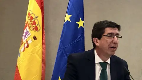 Juan Marín, vicepresidente de la Junta de Andalucía MEDIDAS CONTRA EL CORONAVIRUS