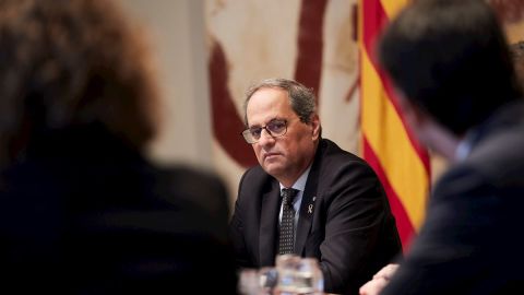 El presidente de la Generalitat, Quim Torra