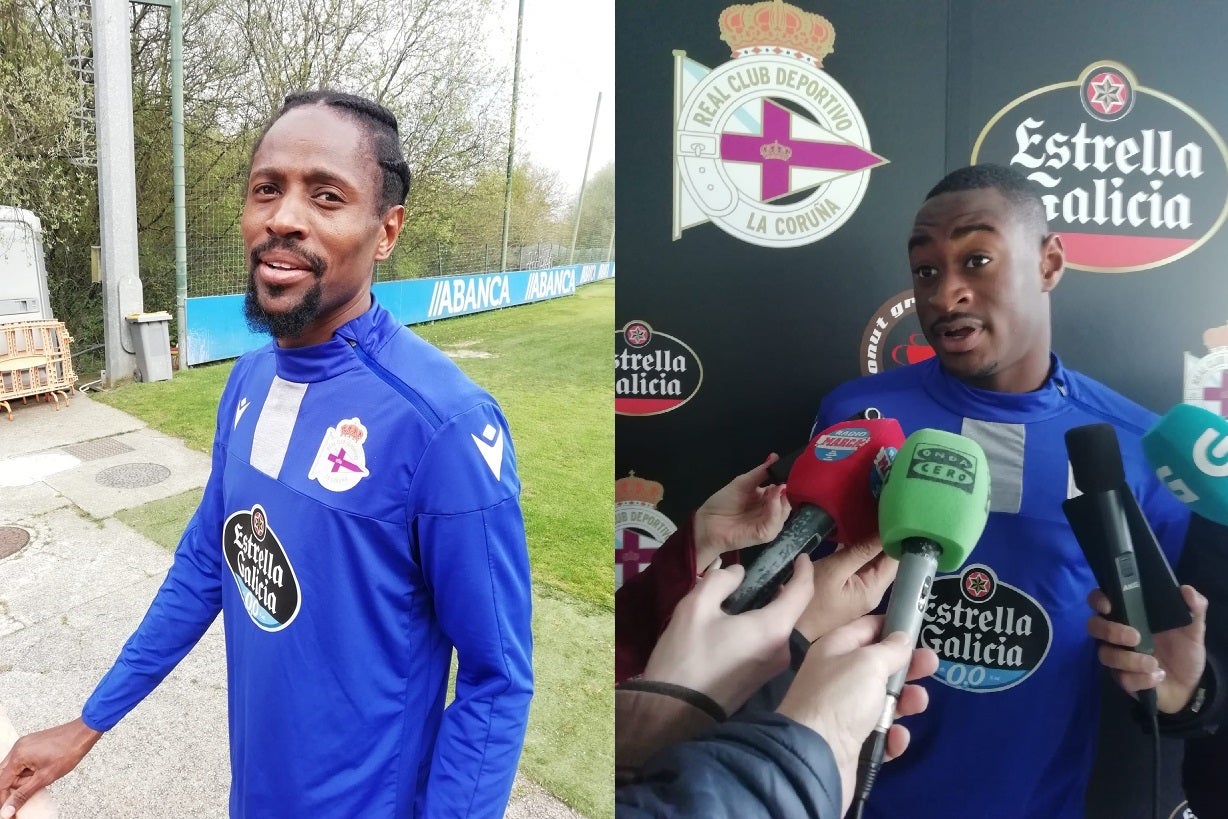 Premio Estrella Galicia para Mujaid, primer entrenamiento con el Deportivo para Abdoulaye Ba Premio Estrella Galicia para Mujaid, primer entrenamiento con el Deportivo para Abdoulaye Ba