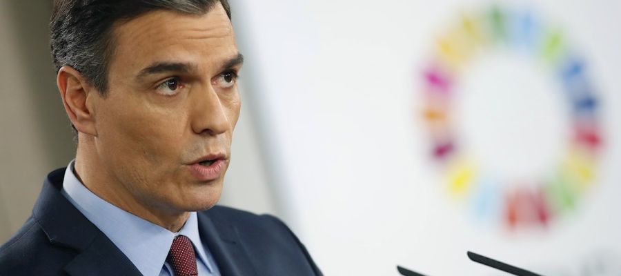 Pedro Sánchez en rueda de prensa por el coronavirus Pedro Sánchez en rueda de prensa por el coronavirus