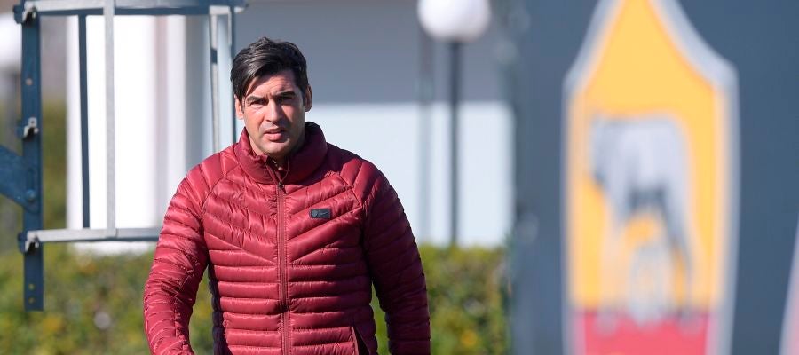 El técnico portugués del Roma, Paulo Fonseca El técnico portugués del Roma, Paulo Fonseca