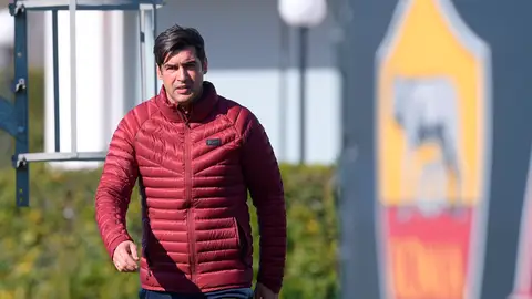 El técnico portugués del Roma, Paulo Fonseca El técnico portugués del Roma, Paulo Fonseca