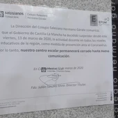 Los colegios e institutos de Ciudad Real cierran desde este viernes Los colegios e institutos de Ciudad Real cierran desde este viernes