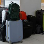 Maletas en el aeropueto