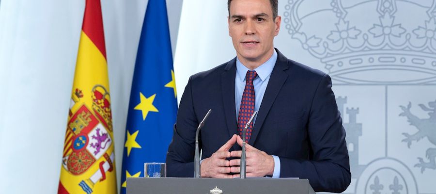 Rueda de prensa de Pedro Sánchez en Moncloa Rueda de prensa de Pedro Sánchez en Moncloa