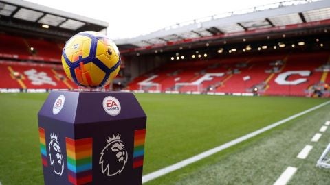 Interior del estadio de Anfield Road