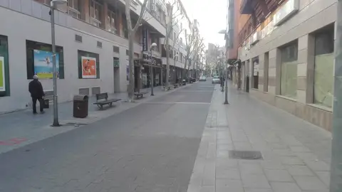La calle Ramón y Cajal a las 11 de la mañana La calle Ramón y Cajal a las 11 de la mañana