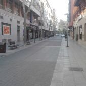La calle Ramón y Cajal a las 11 de la mañana