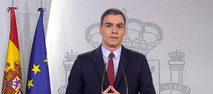 Pedro Sánchez en rueda de prensa Pedro Sánchez en rueda de prensa