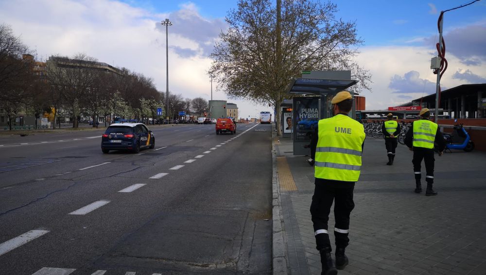 Despligue de la UME en Madrid. (2)