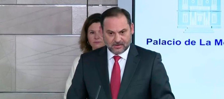 José Luis Ábalos en la comparecencia de Ministros José Luis Ábalos en la comparecencia de Ministros