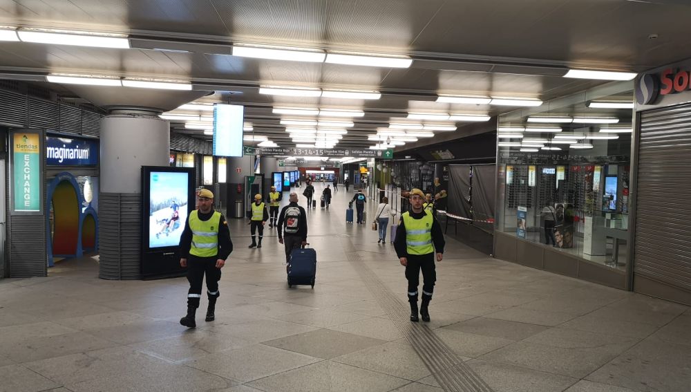 Despliegue de la UME por Madrid