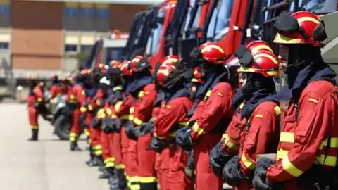 Los dirigentes de la UME. Los dirigentes de la UME.