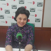 Pilar Zamora, en los estudios de Onda Cero Ciudad Real Pilar Zamora, en los estudios de Onda Cero Ciudad Real