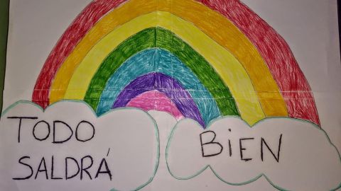 Dibujo realizado por Valeria en Aldeanueva De la Vera (C&aacute;ceres)