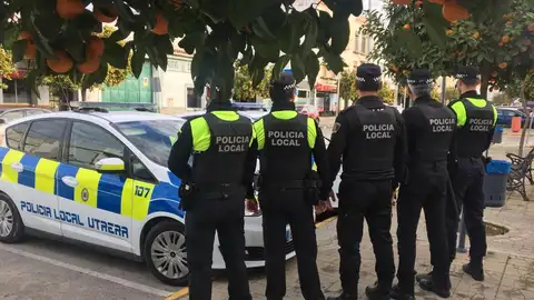 Agentes de la Policía Local En Utrera