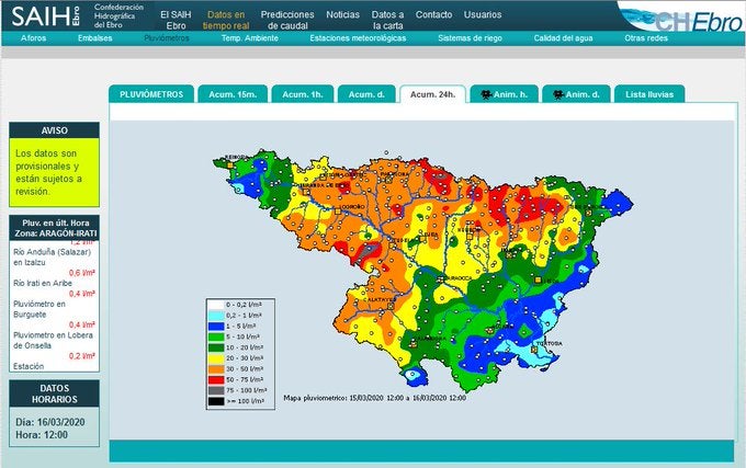 Un crecida ordinaria del Ebro llegará el miércoles a Zaragoza Un crecida ordinaria del Ebro llegará el miércoles a Zaragoza