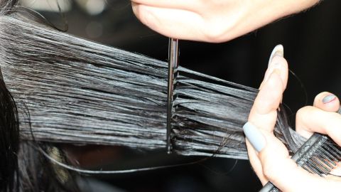 Corte de pelo en la peluquer&iacute;a
