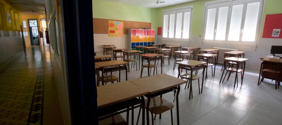 Aulas vacías por el coronavirus Aulas vacías por el coronavirus