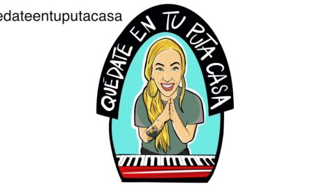 'Qu&eacute;date en tu puta casa'