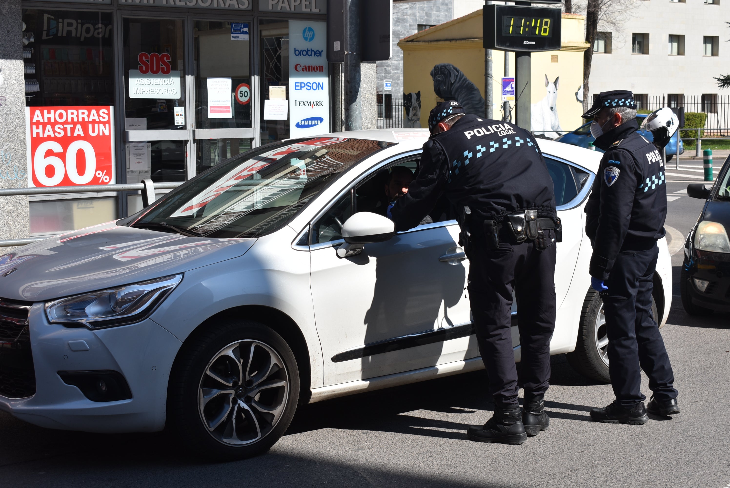 La Policía Local inicia en Ciudad Real controles de movilidad en la calle La Policía Local inicia en Ciudad Real controles de movilidad en la calle