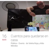 Aldo Méndez narra cuentos en la red durante el estado de alarma Aldo Méndez narra cuentos en la red durante el estado de alarma