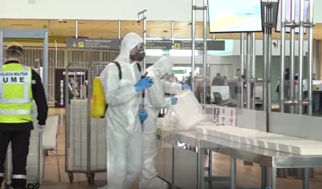 La Unidad Militar de Emergencias se suma en Elche a la guerra contra el coronavirus La Unidad Militar de Emergencias se suma en Elche a la guerra contra el coronavirus