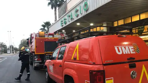 La Unidad Militar de Emergencias en Elche. La Unidad Militar de Emergencias en Elche.