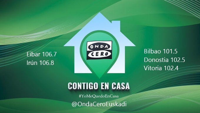 Onda Cero Euskadi redobla su compromiso con la información veraz, el entretenimiento y la cercanía ante la cuarentena por la crisis del coronavirus Onda Cero Euskadi redobla su compromiso con la información veraz, el entretenimiento y la cercanía ante la cuarentena por la crisis del coronavirus