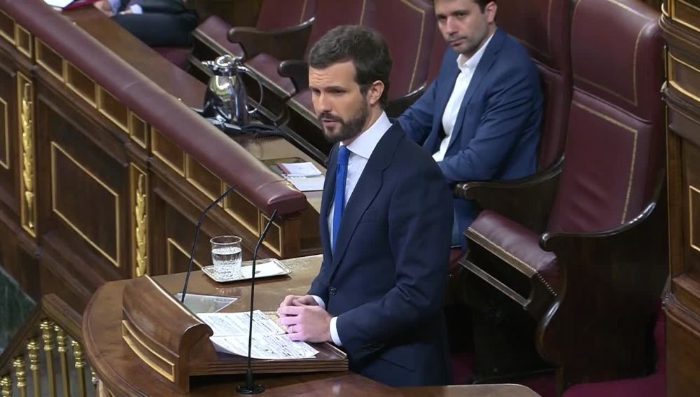 Pablo Casado en el Congreso