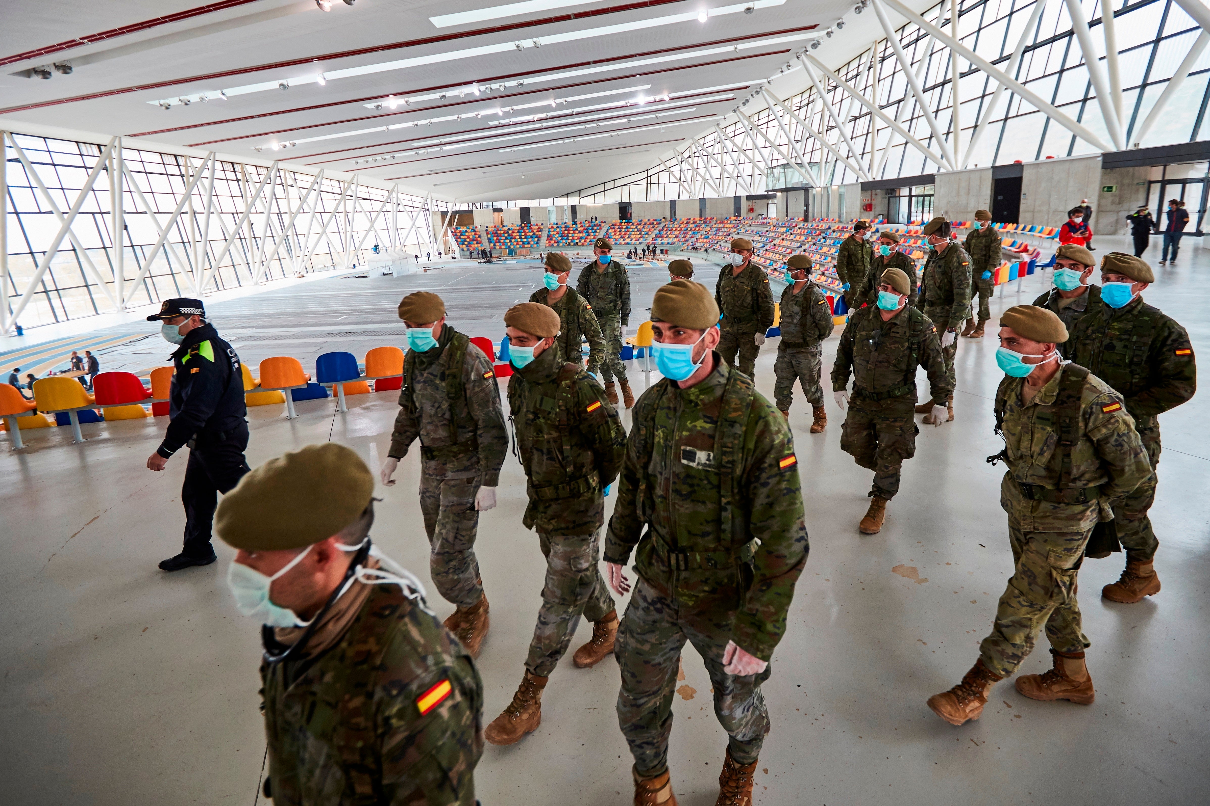Polémica por la construcción de un hospital de campaña en Sabadell por el Ejército Polémica por la construcción de un hospital de campaña en Sabadell por el Ejército