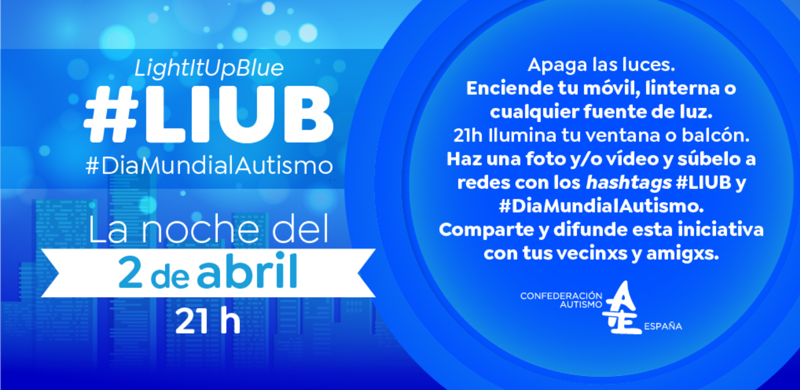 'Light it up blue', una iniciativa para 'iluminar' de azul tu balcón por el Día mundial del TEA 'Light it up blue', una iniciativa para 'iluminar' de azul tu balcón por el Día mundial del TEA