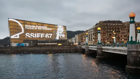 Panorámica del Kursaal de San Sebastián durante la edición número 67 del Festival Internacional de Cine La edición de 2020 está pendiente de la evolución de la pandemia global de coronavirus