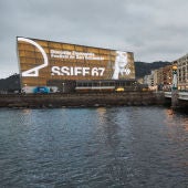 Panorámica del Kursaal de San Sebastián durante la edición número 67 del Festival Internacional de Cine