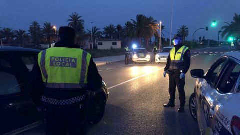 Control de la Polic&iacute;a Local durante el estado de alarma.