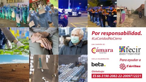 Campa&ntilde;a a favor de C&aacute;ritas puesta en marcha por Fecir y C&aacute;mara de Comercio