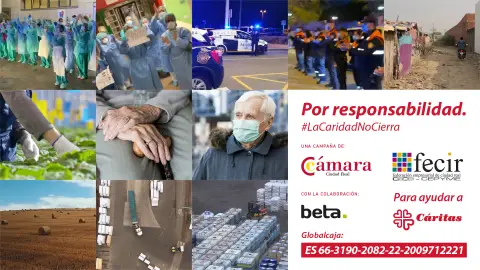 Campaña a favor de Cáritas puesta en marcha por Fecir y Cámara de Comercio Campaña a favor de Cáritas puesta en marcha por Fecir y Cámara de Comercio