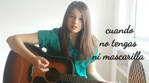 La doctora María Ocaña versiona 'Resistiré' La doctora María Ocaña versiona 'Resistiré'