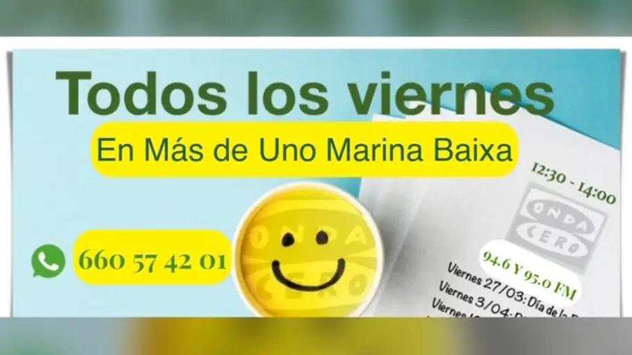 MAS DE UNO MARINA BAIXA OYENTES MENSAJES MAS DE UNO MARINA BAIXA OYENTES MENSAJES