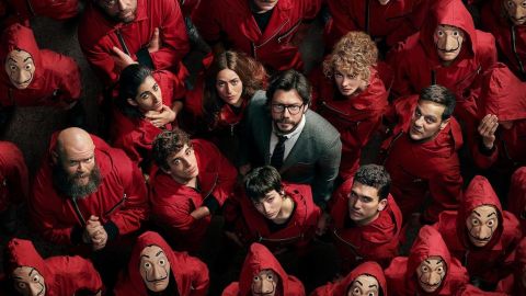  'La casa de papel' en una imagen promocional de la serie