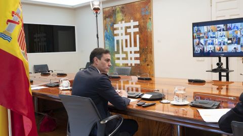 El presidente del Gobierno, Pedro S&aacute;nchez