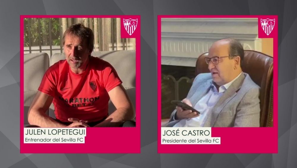 José Castro, presidente del Sevilla, conversó por teléfono con Lopetegui