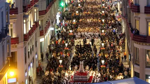 Cautivo en el Lunes Santo de la Semana Santa de Málaga Cautivo en el Lunes Santo de la Semana Santa de Málaga