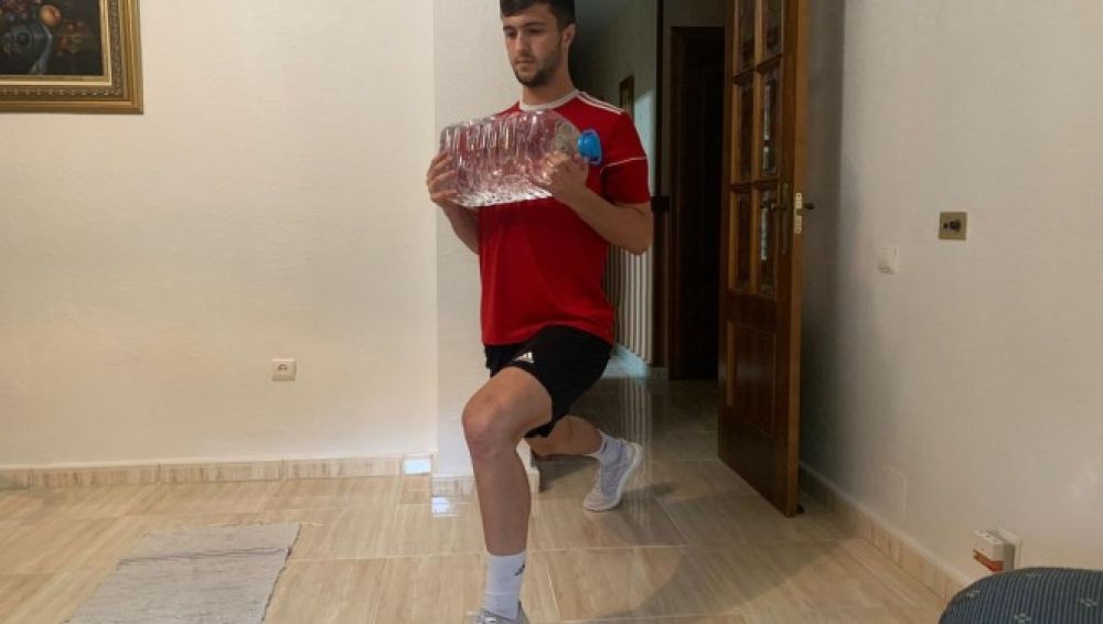 Manolo, jugador del Juvenil A de la UD Almería