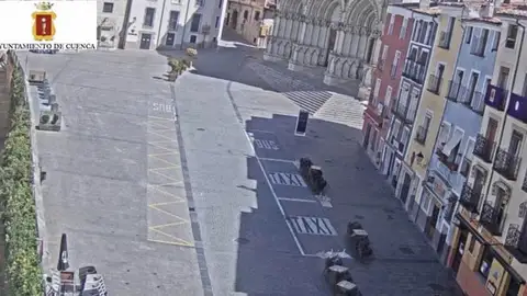 Plaza Mayor Cuenca Estado de alarma