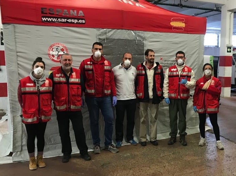 SAR Navarra fabrica 15.000 pantallas de protección y ofrece atención psicológica SAR Navarra fabrica 15.000 pantallas de protección y ofrece atención psicológica