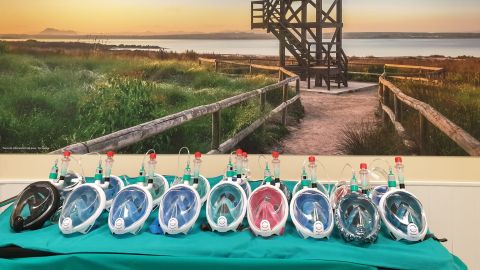 M&aacute;scaras Snorkel con adaptadores, testadas por Quir&oacute;nsalud.