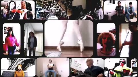 Profesores y alumnos de la Escuela Municipal de Música y Danza 'Maestro Tomás Ureña' interpretan el 'Facciamo finta che'