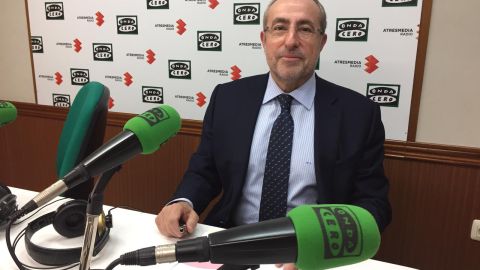 Mariano Le&oacute;n en una entrevista anterior en los estudios de Onda Cero Ciudad Real