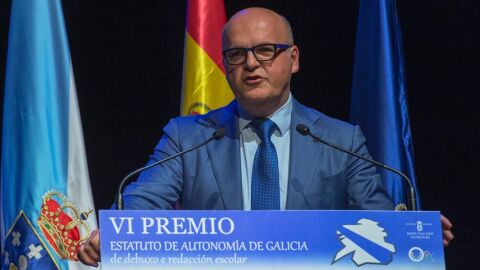 Manuel Baltar, nunha imaxe de arquivo, no acto de entrega do VI Premio Estatuto de Autonom&iacute;a